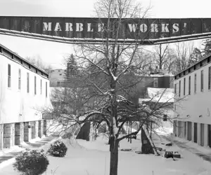Marble Works behind the deli